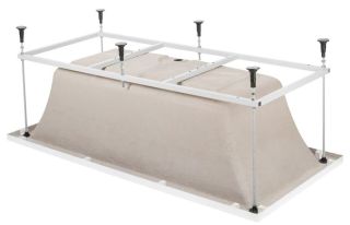 Акриловая ванна Berges Tari с каркасом 170x80см белый 050030